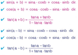 Trigonometri Özdeşlikler Konu Anlatımı